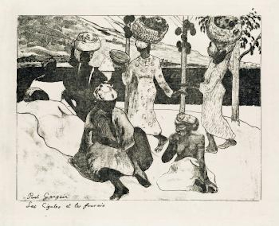 Les Cigales et les fourmis, Souvenir de la Martinique by After Paul Gauguin