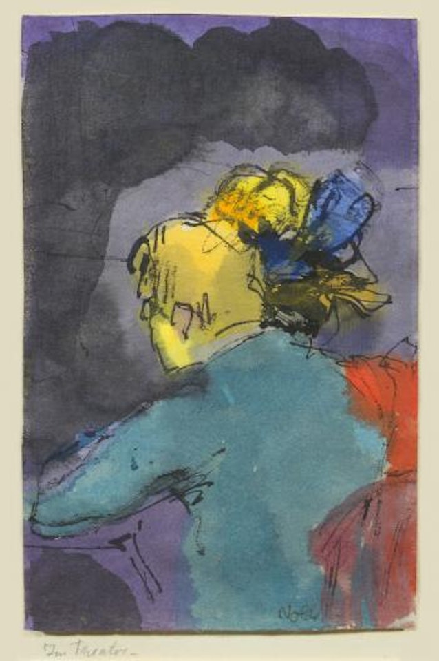 Im Theater by Emil Nolde