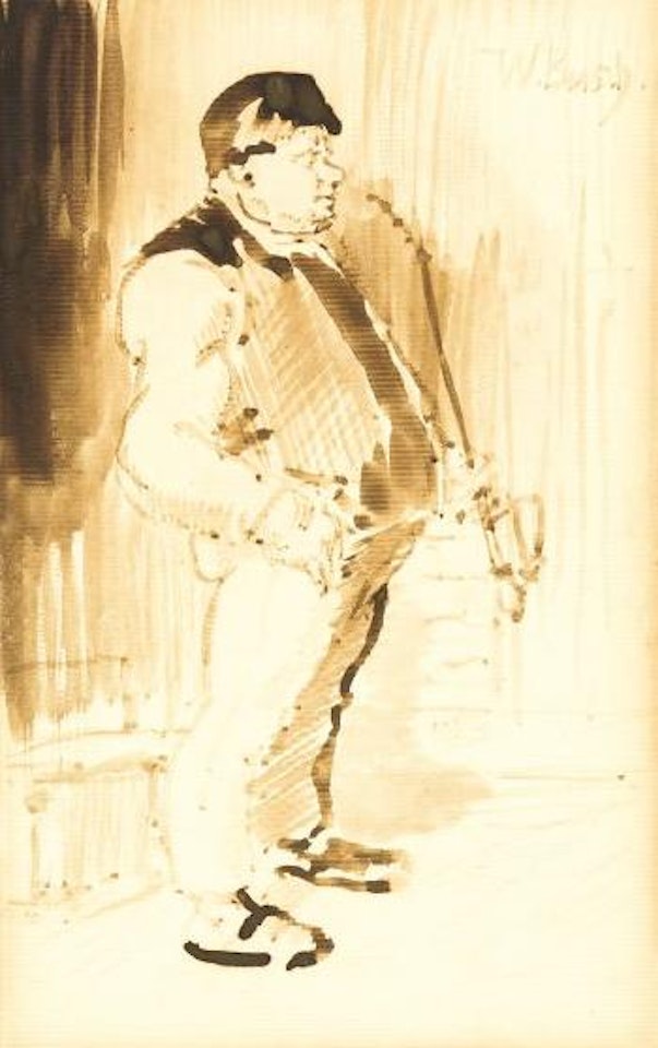 Bauer mit Pfeife by Wilhelm Busch