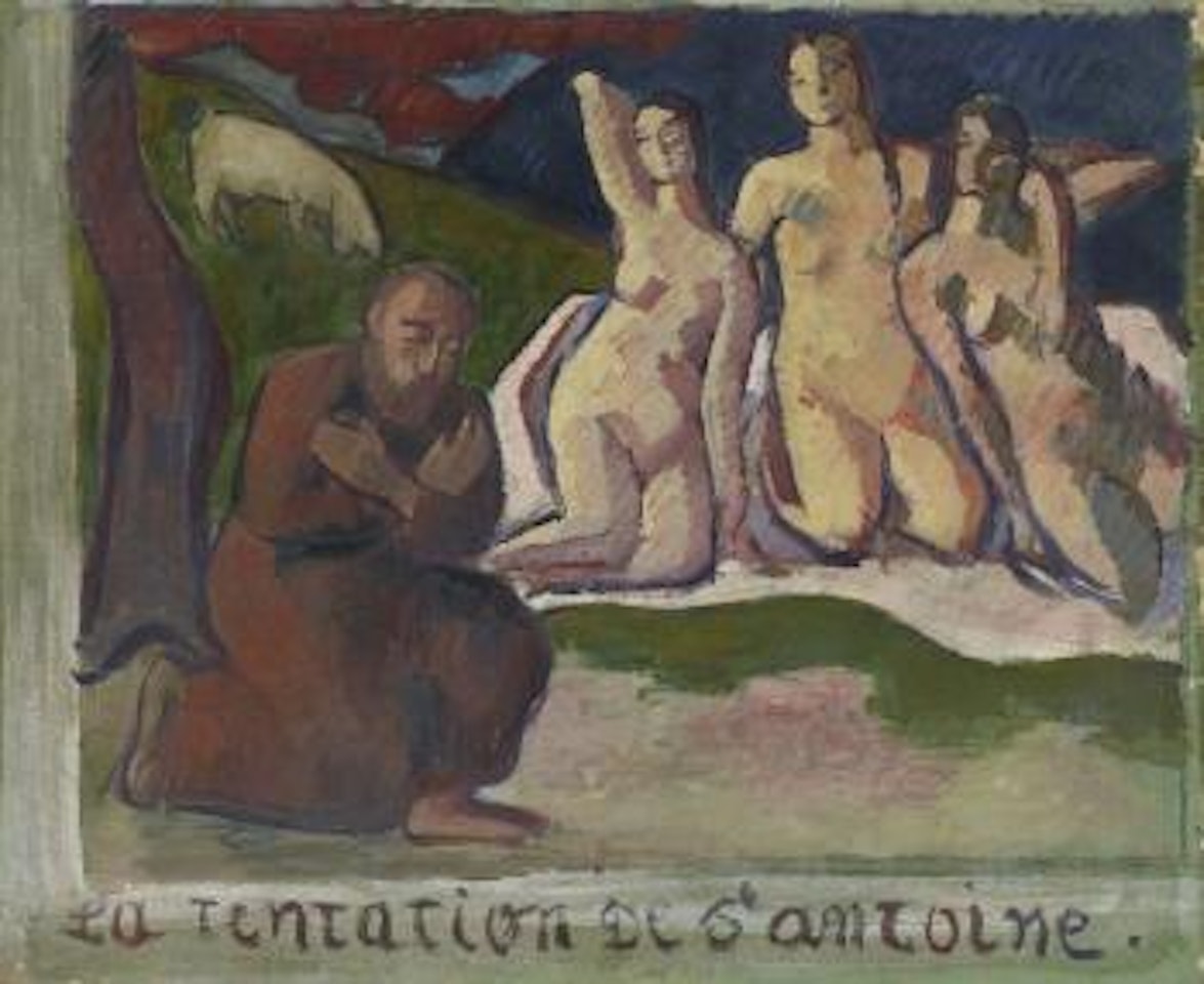 La tentation de Saint-Antoine by Emile Bernard
