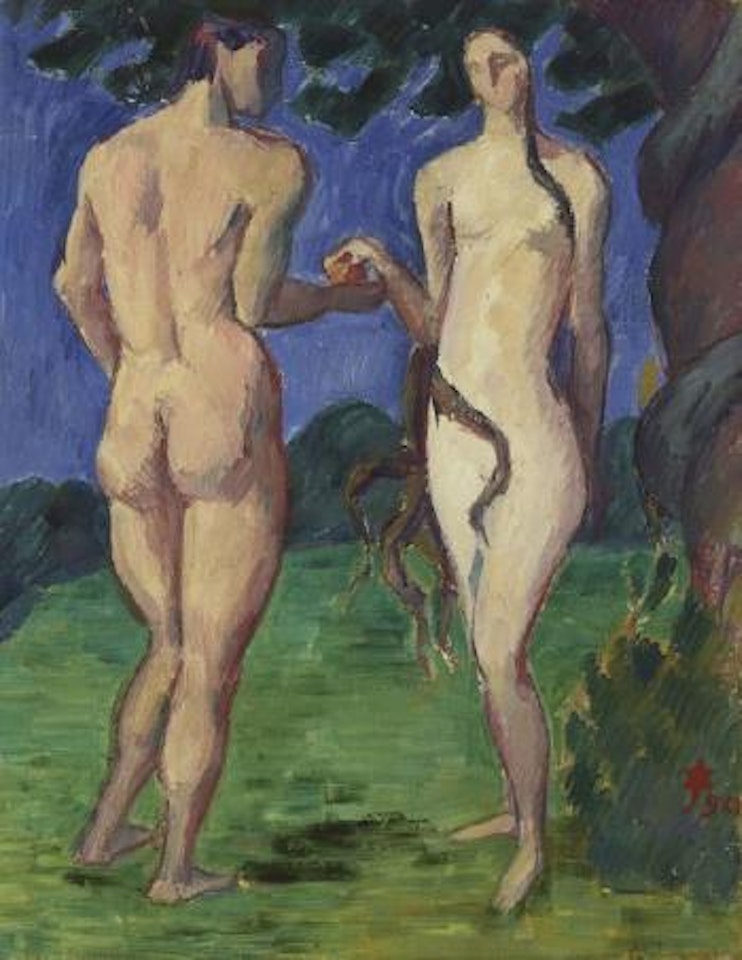 Adam et Ève by Emile Bernard