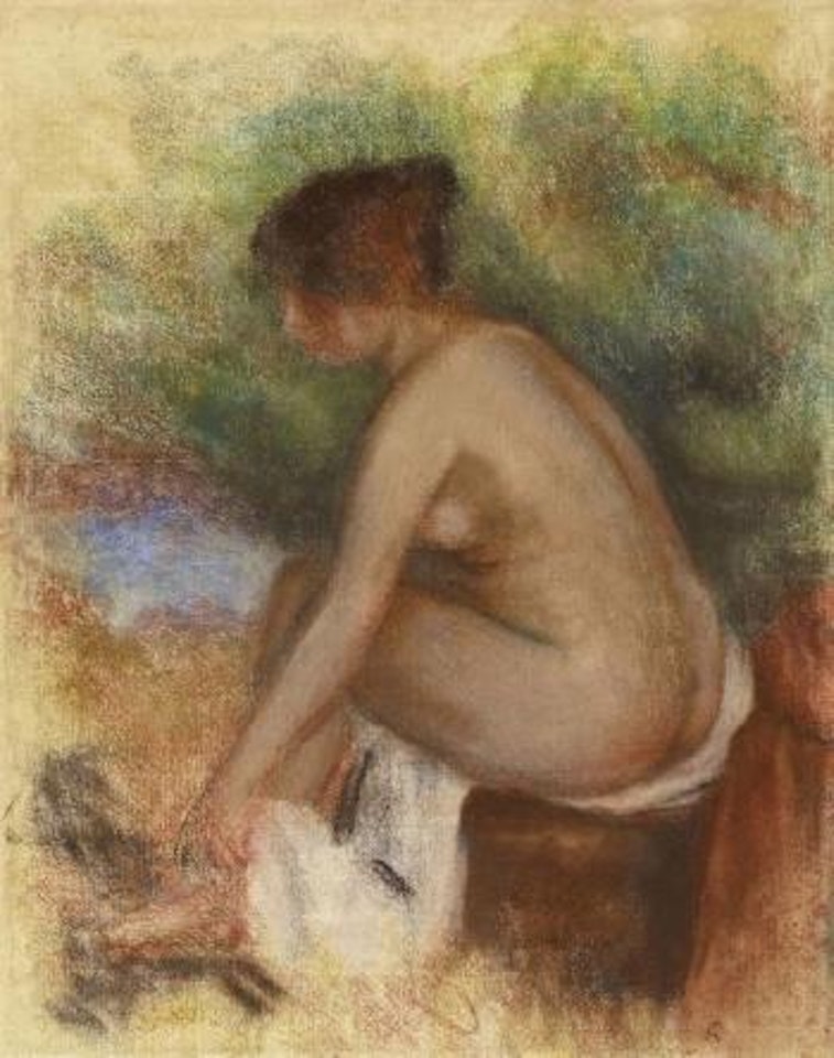 Nu s'essuyant by Pierre-Auguste Renoir