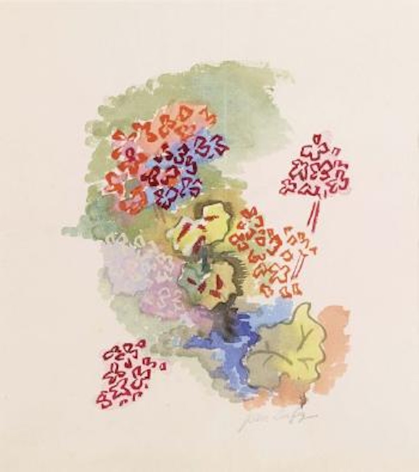 Étude de fleurs by Jean Dufy