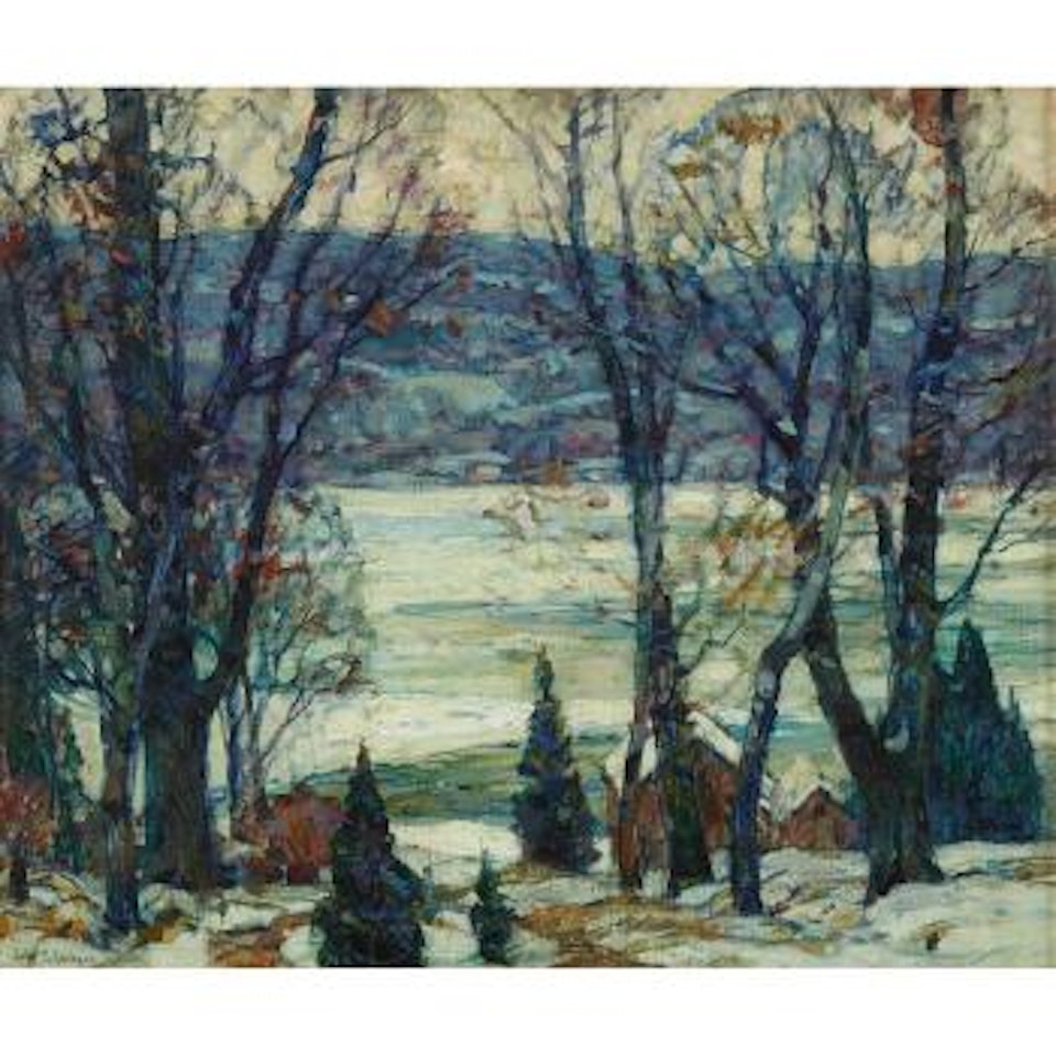 Icebound River by John Fabian Carlson