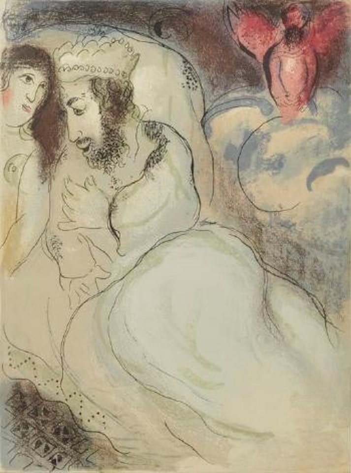 Paul de Vence Sarah und Abimelech by Marc Chagall