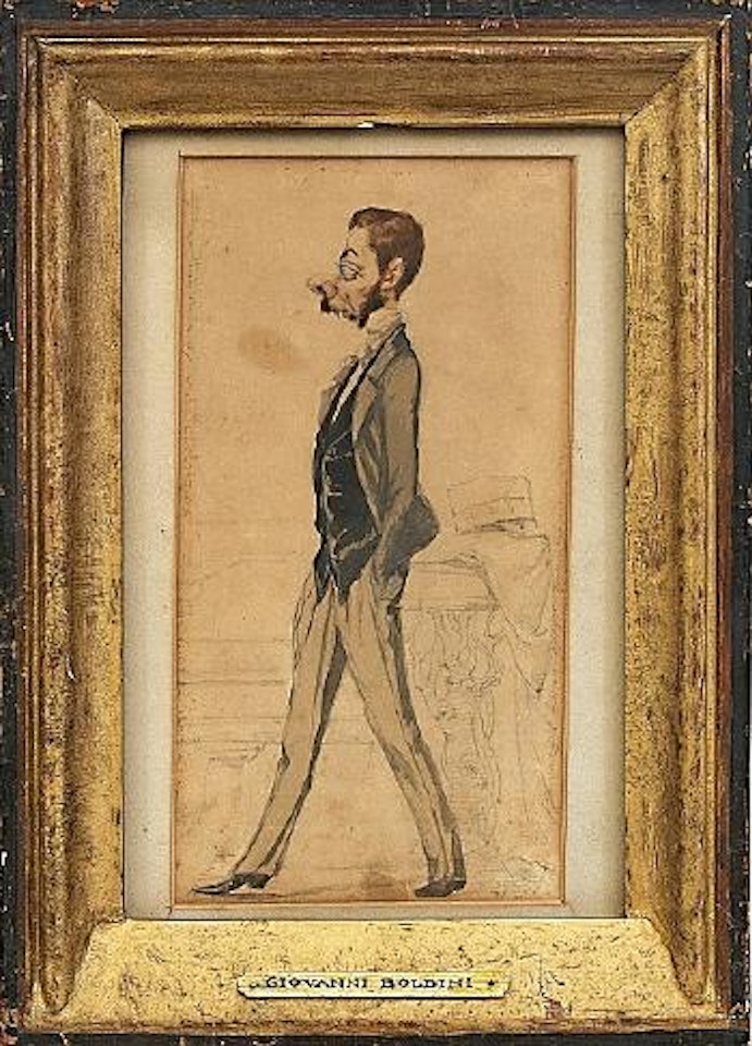 Karikatur eines Herren by Giovanni Boldini