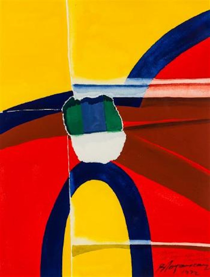 Red-Yellow by Burhan Cahit Dogancay