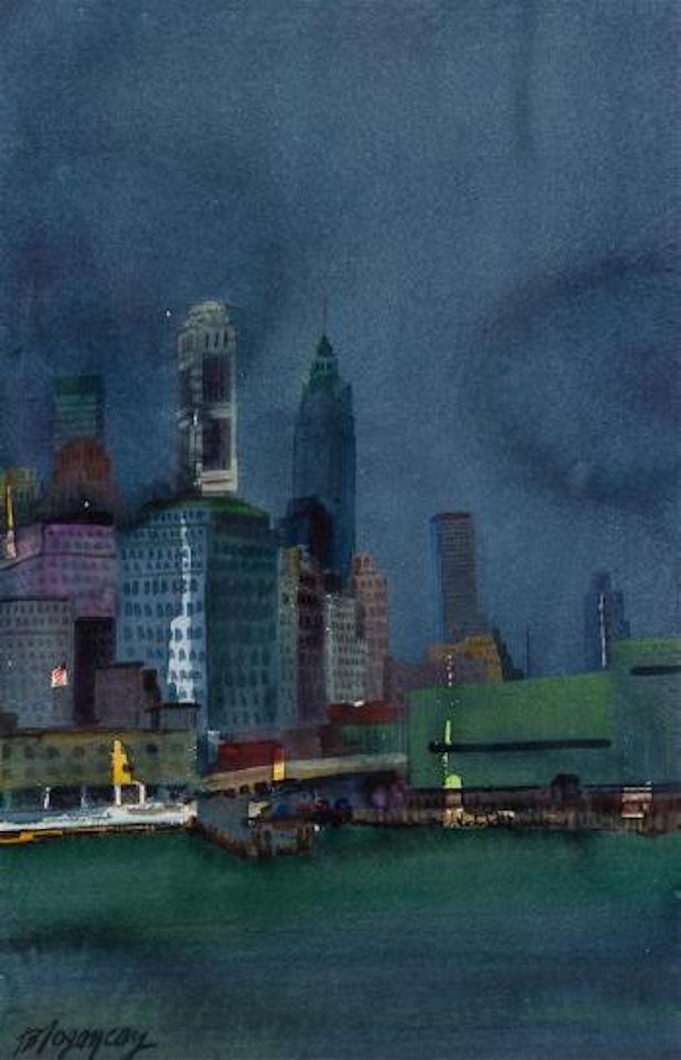 New York Skyscrapers by Burhan Cahit Dogancay