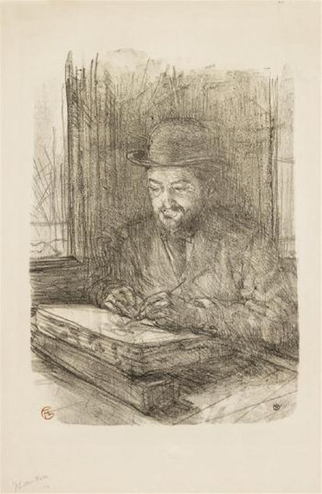 Le Bon Graveur, Adolph Albert by Henri de Toulouse-Lautrec