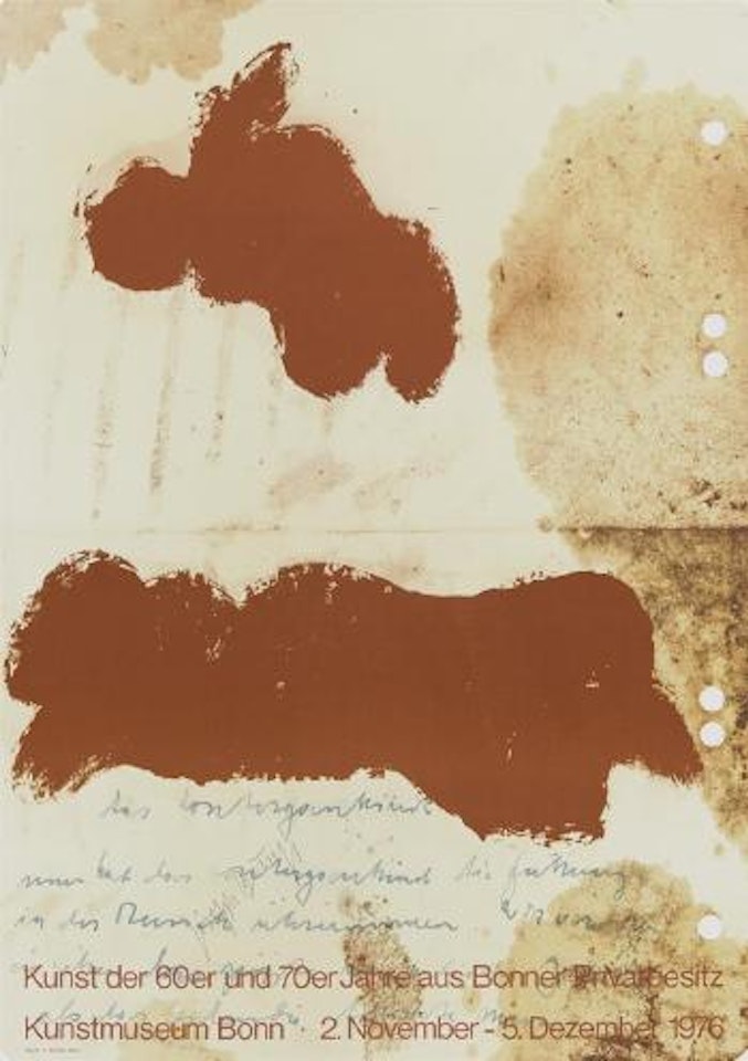 Kunst der 60er und 70er Jahre aus Bonner Privatbesitz (Kunstmuseum Bonn) by Joseph Beuys