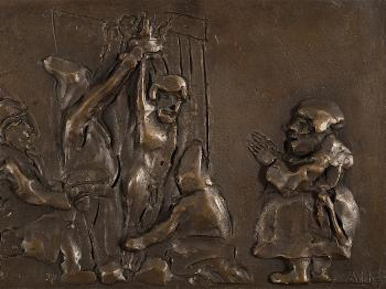 Münzer und Luther by Alfred Hrdlicka
