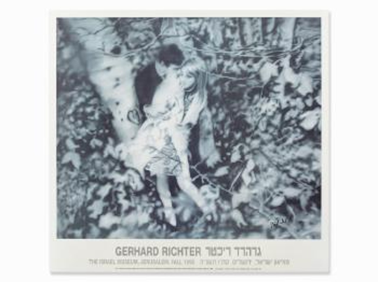 Lovers in the Forest by Gerhard Richter