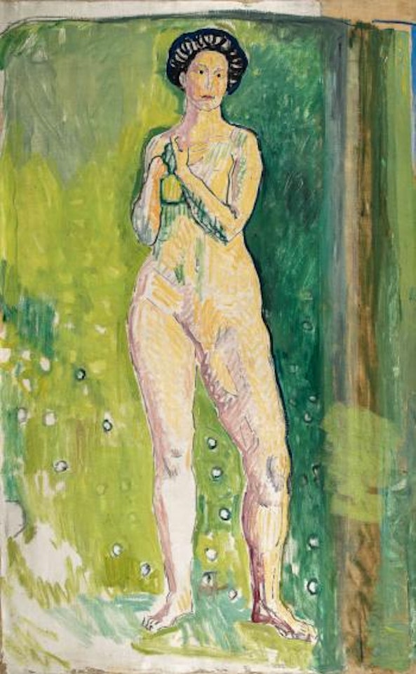 Stehender Frauenakt, 'Die Quelle' by Ferdinand Hodler
