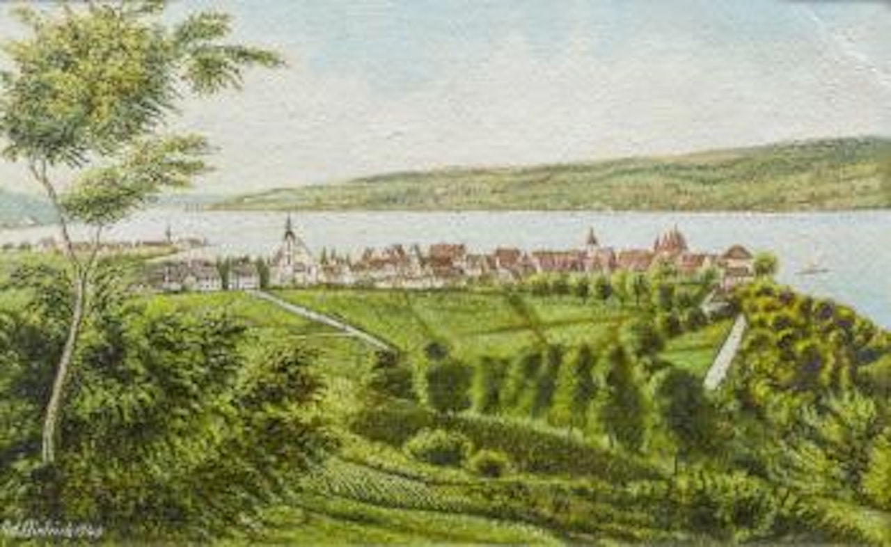 Ansicht von Steckborn by Adolf Dietrich