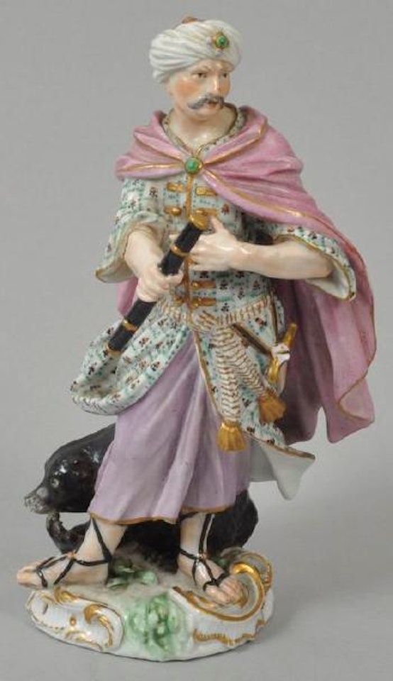 Allegorische Figur Cyrus oder die persische Monarchie by Johann Joachim Kändler