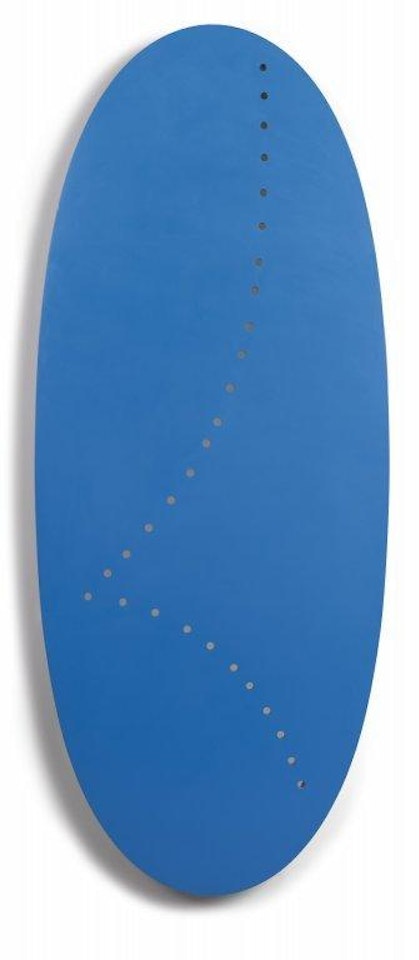 Concetto spaziale, ellisse by Lucio Fontana