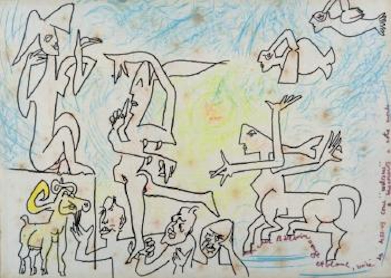 Welcome à notre monde by Roberto Matta