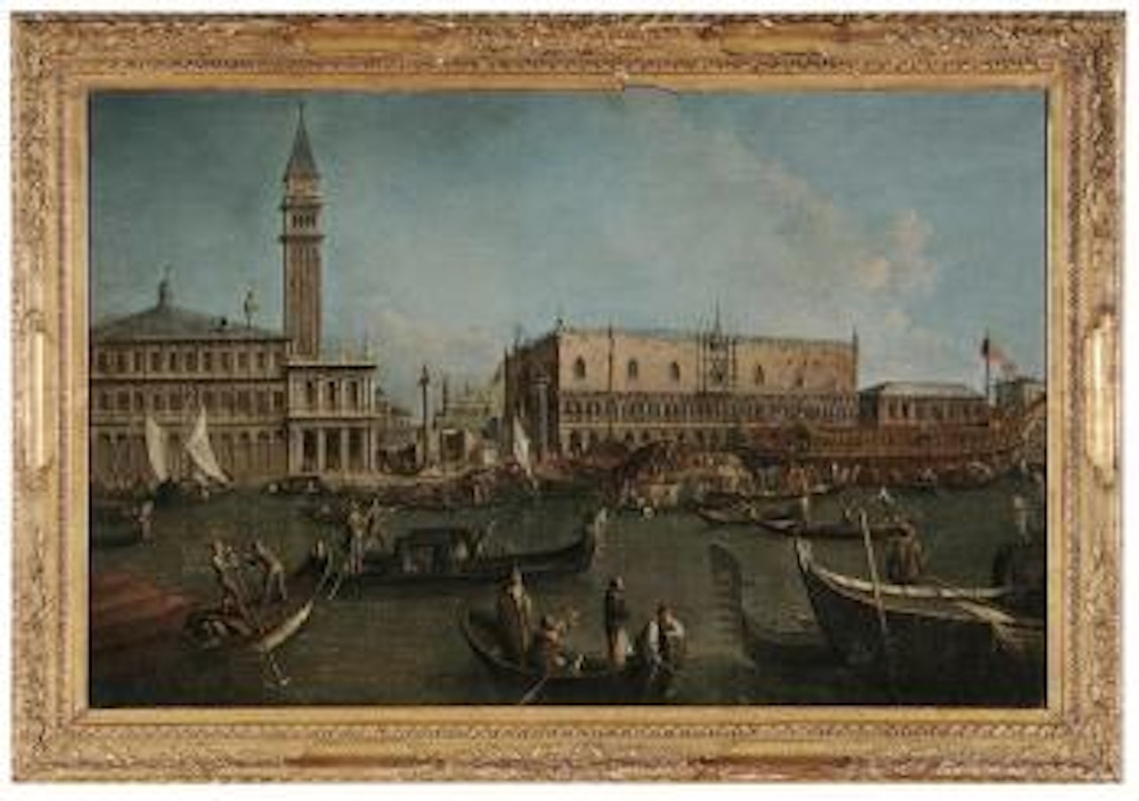 The Bacino San Marco on Ascension Day by Venetian School