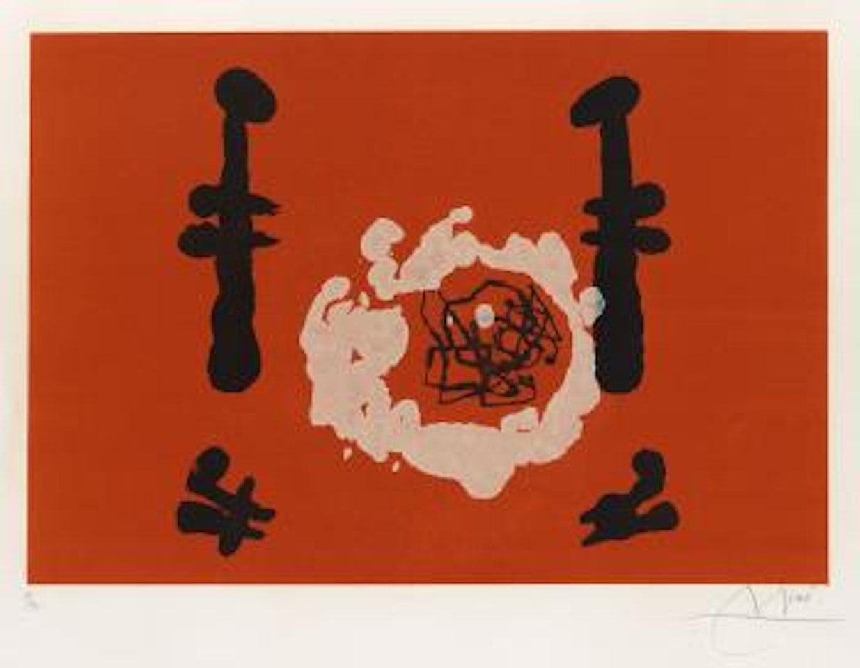 L'Invention du Feu by Joan Miró