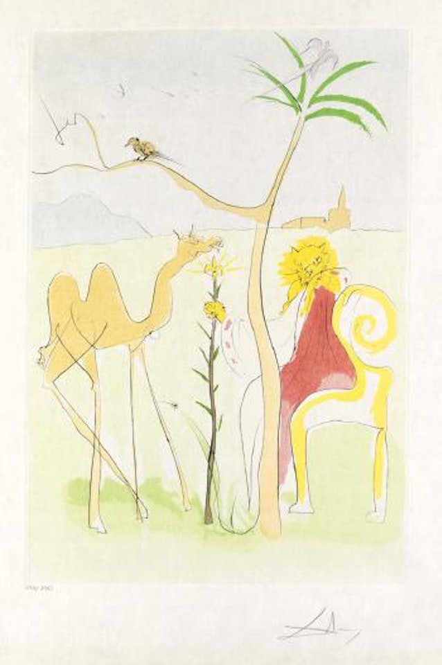 La Cour du Lion by Salvador Dali
