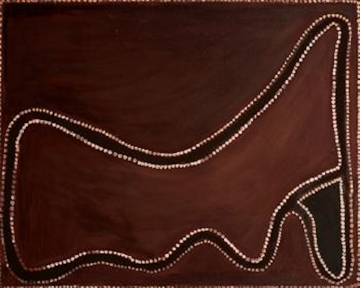 Sugar Bag Hill (Ilulunja) by Rover Thomas