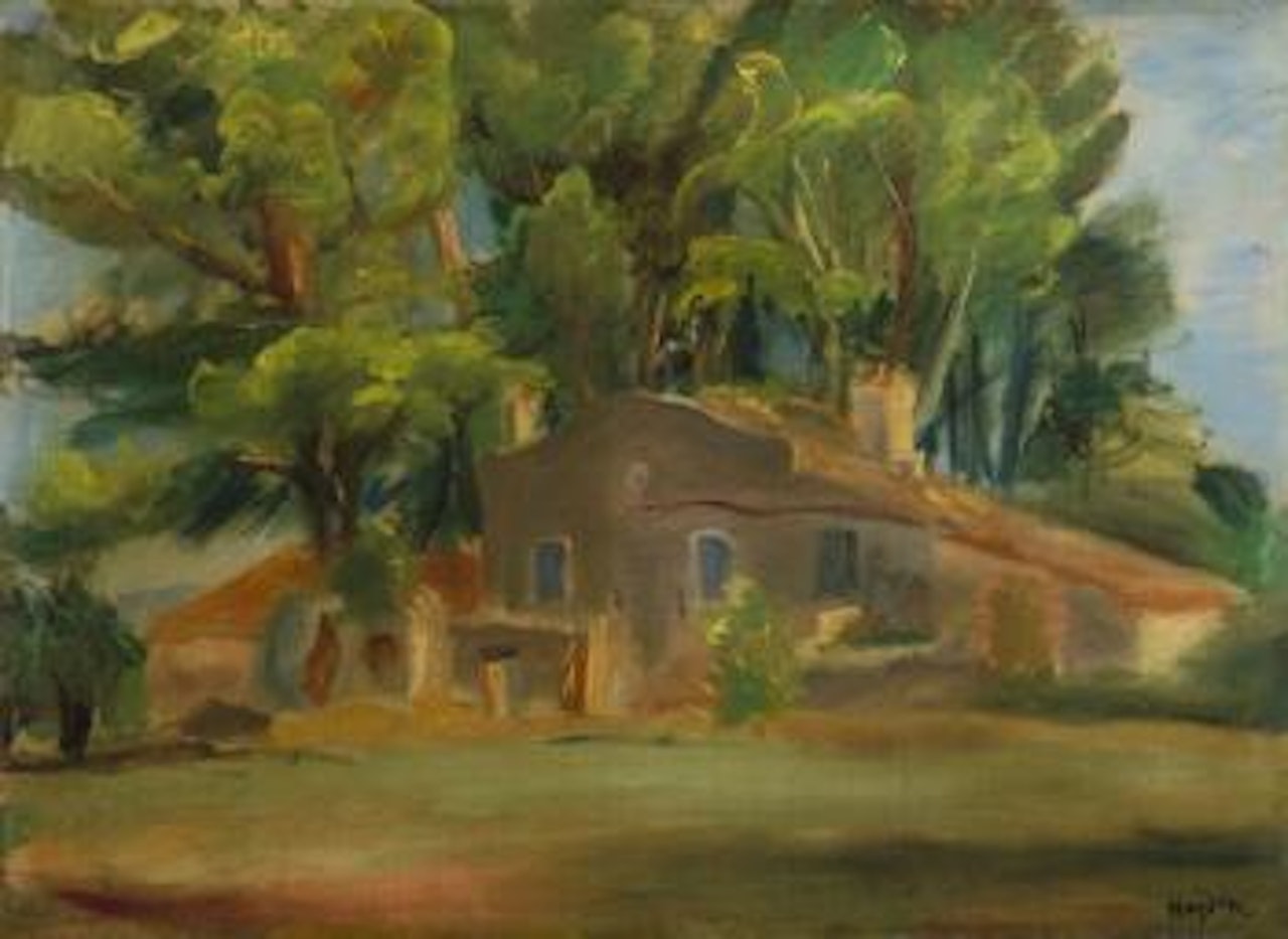 Landscape with a house among Trees by Henri Hayden