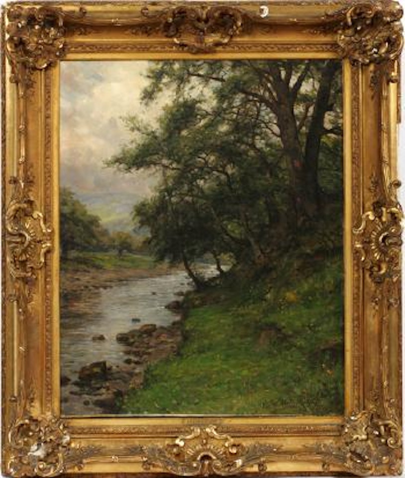 Yorkshire Bolton Abbey Woods by Louis Aston Knight