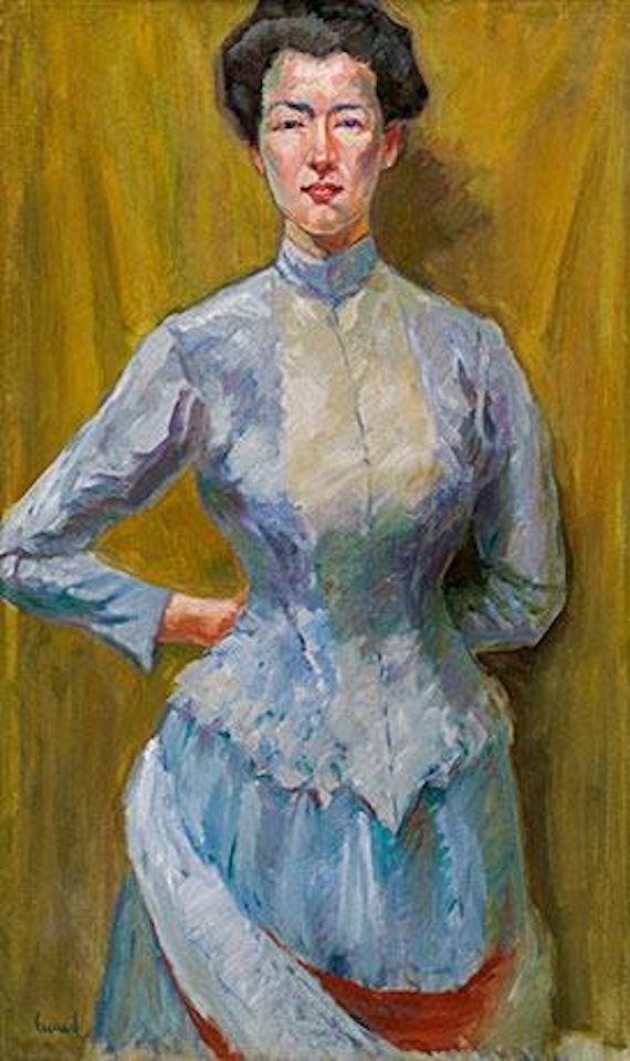 Porträt einer Dame by Edward Cucuel