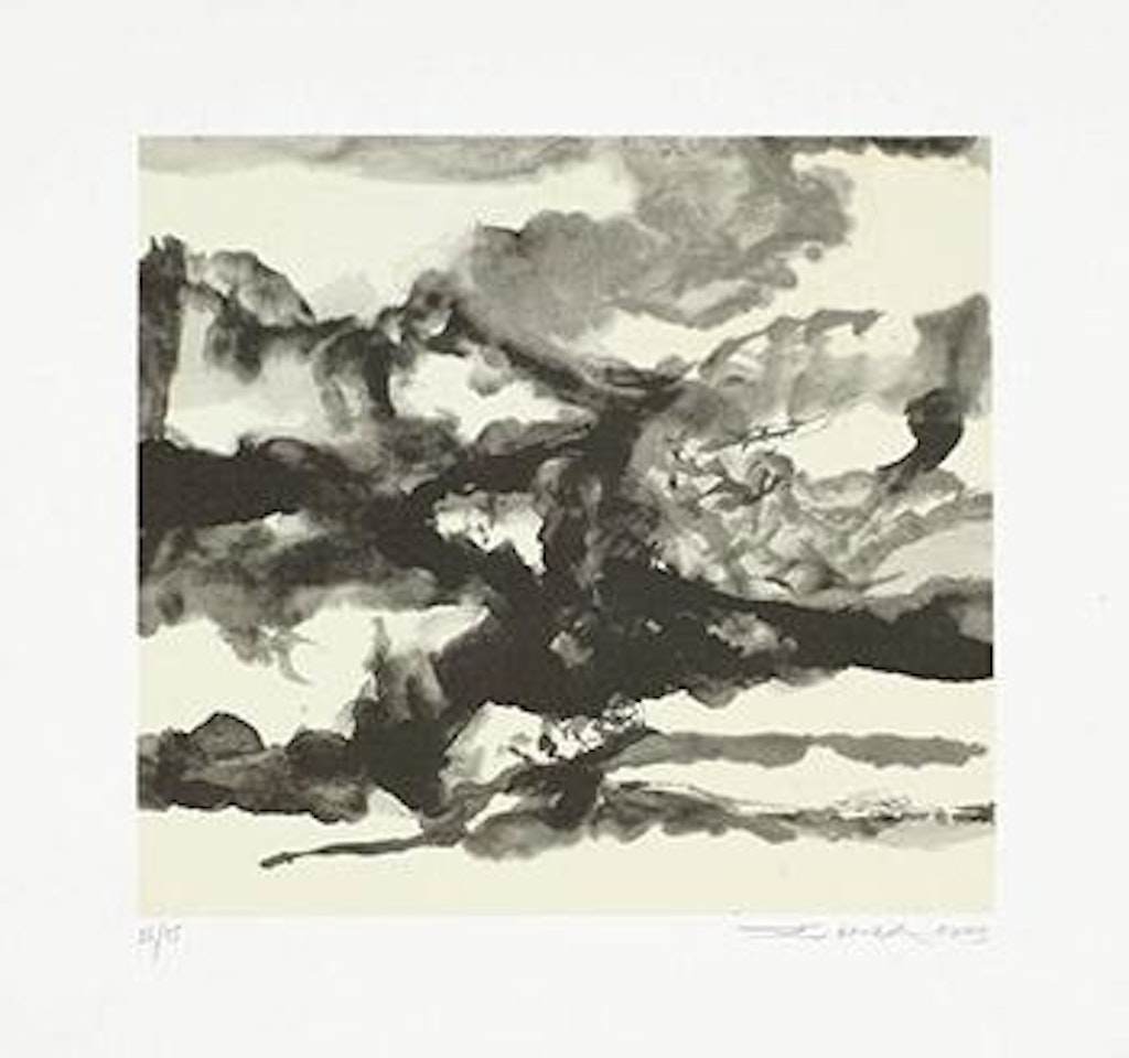 Catherine Zittaun Empreintes by Zao Wou-Ki