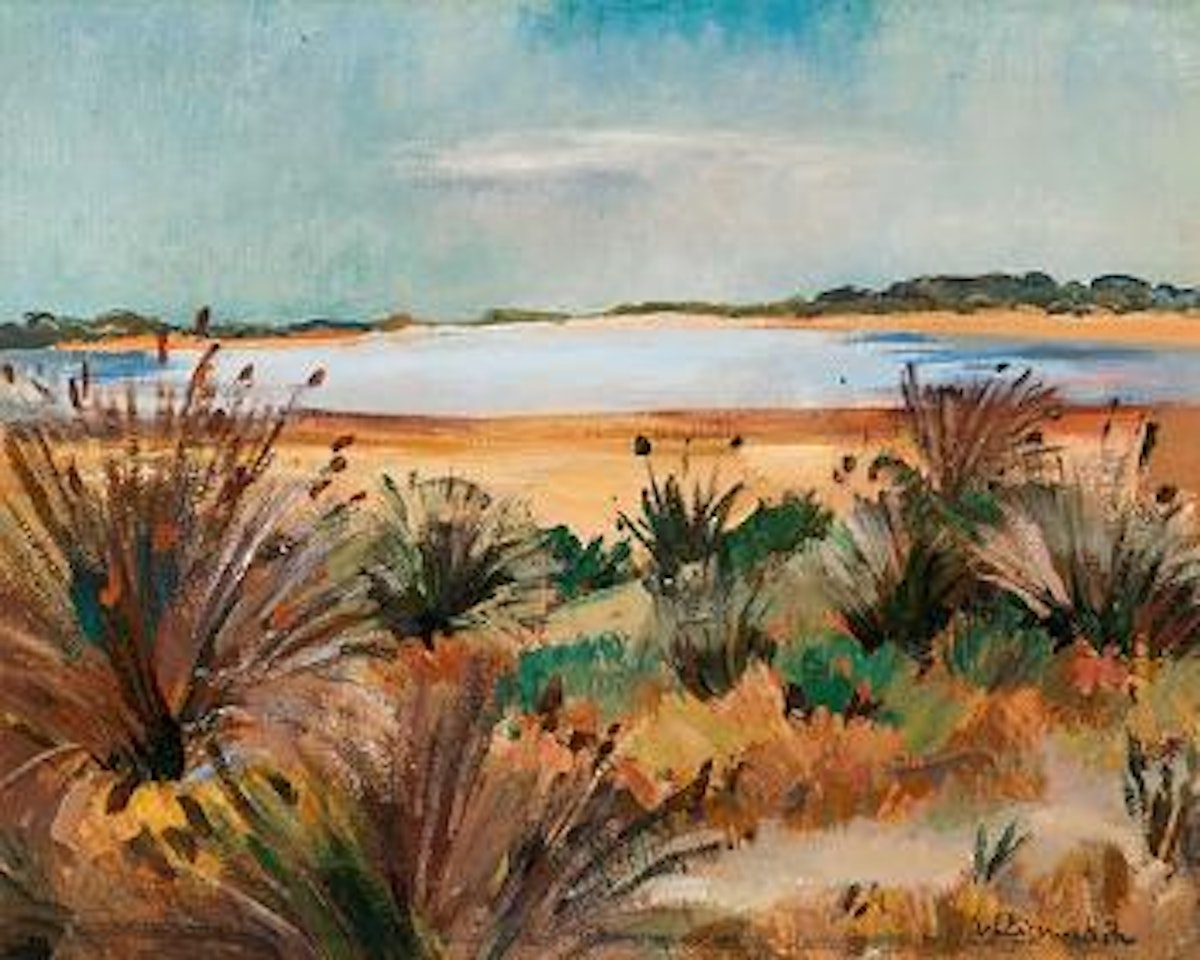 An der Küste von Languedoc (Etang de Bages) by Willy Eisenschitz