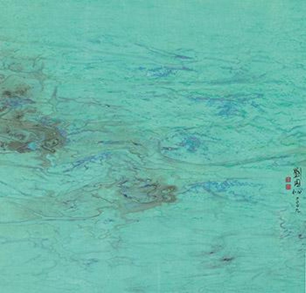 Rainy Spring Water by Liu Kuo-Sung (Liu Guosong)