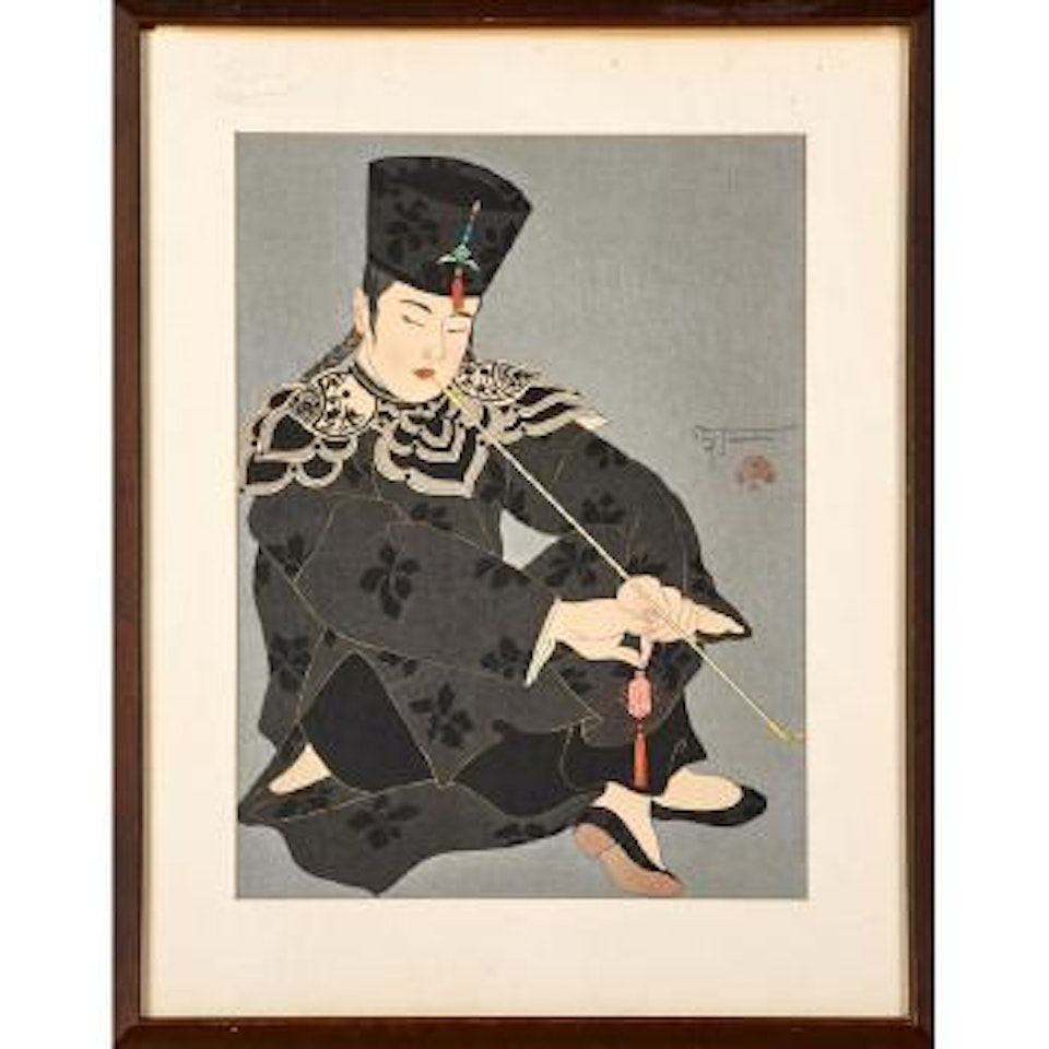Le Lotus Noir, Chine by Paul Jacoulet