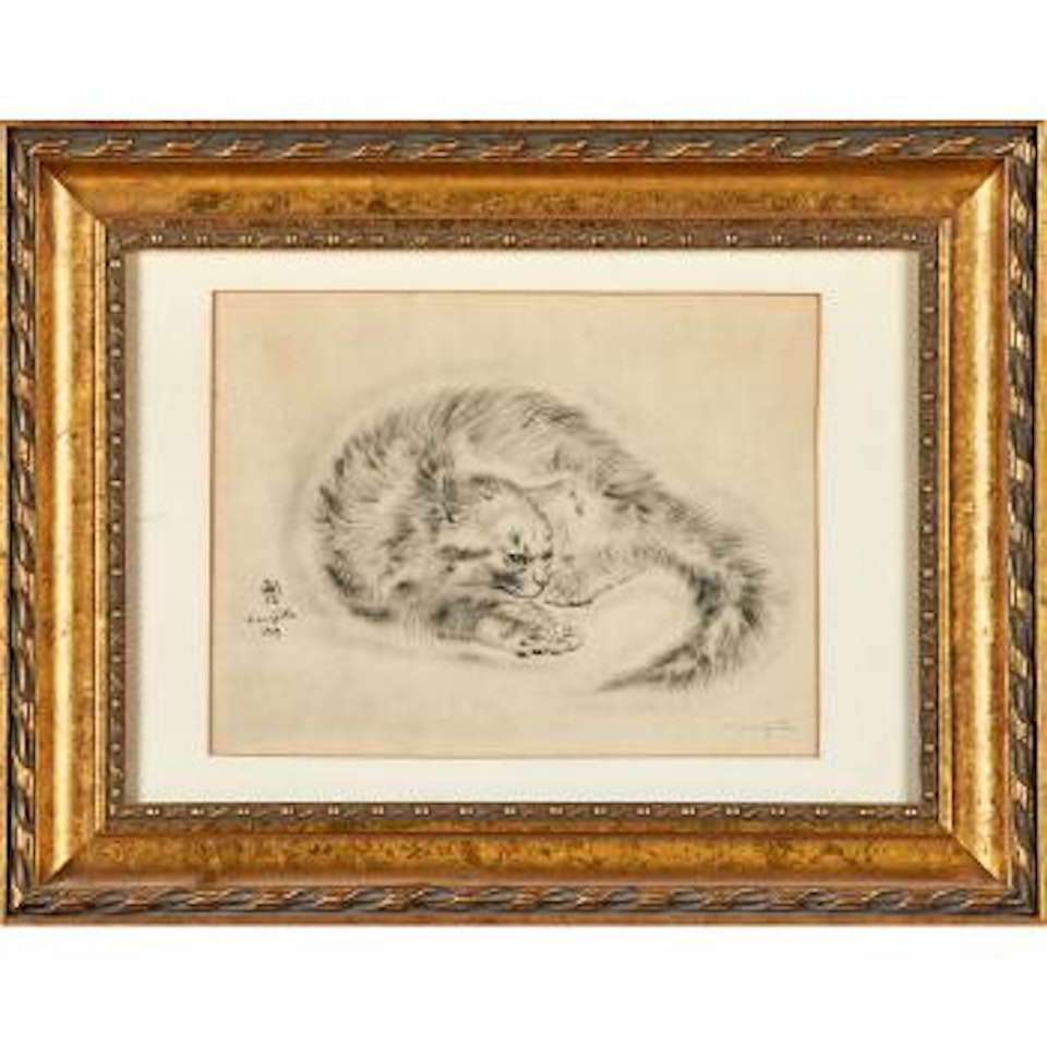 Cat From A Book of Cats by Leonard Tsuguharu Foujita