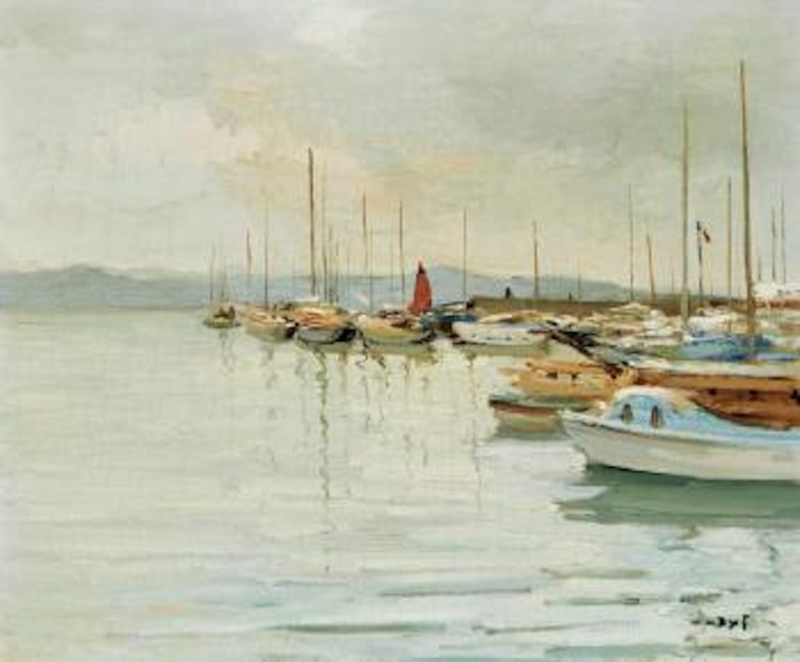 Voiliers en Provence by Marcel Dyf