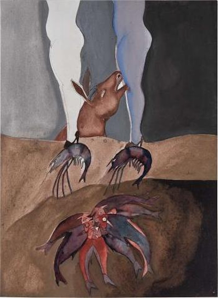 Pisando Camarones by Francisco Toledo