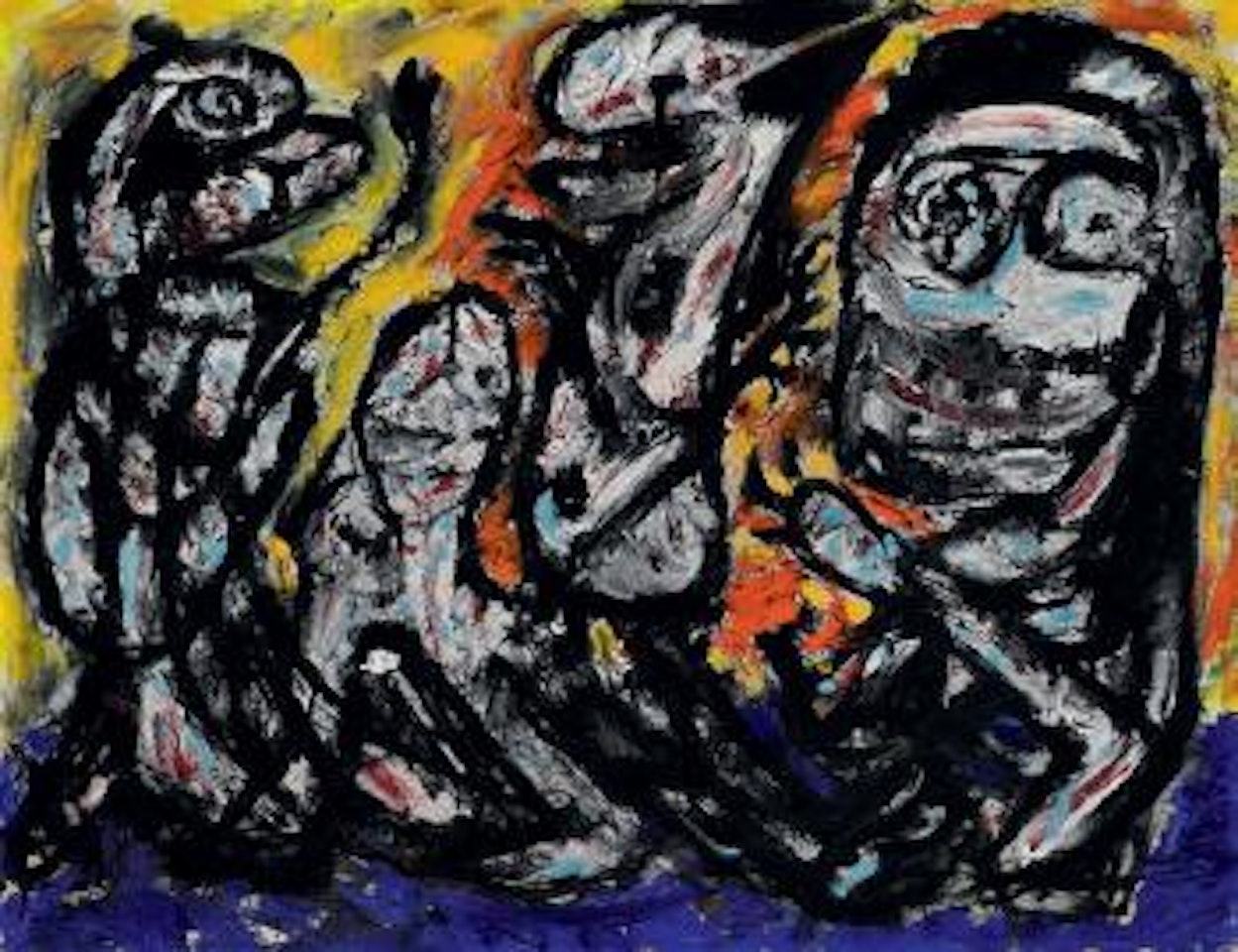 Spansk krigsdans by Asger Jorn
