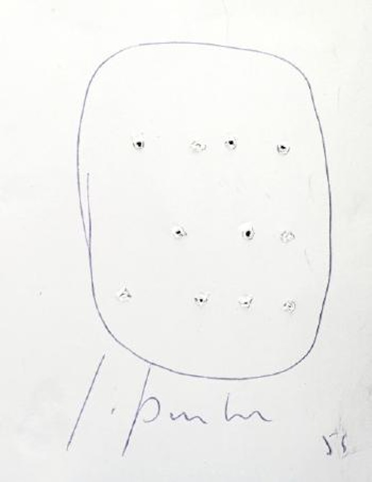 Concetto spaziale by Lucio Fontana