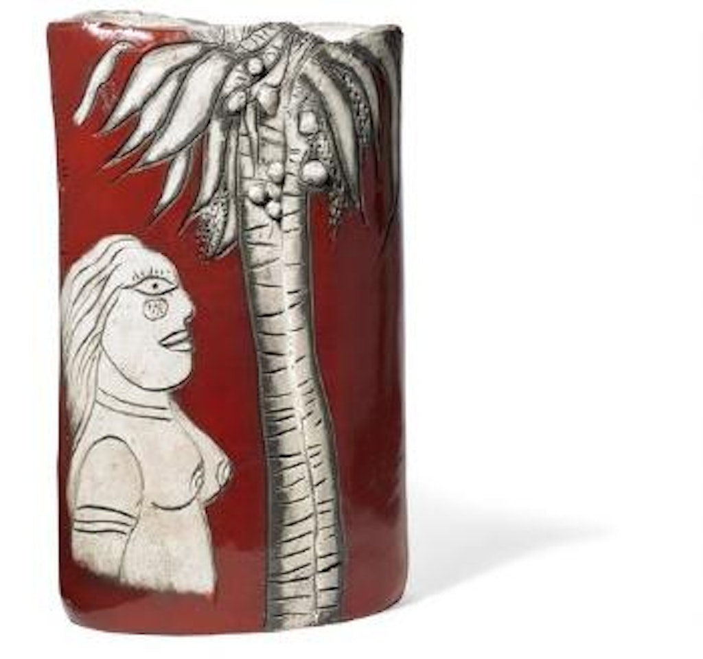 Bird, Woman and Palm by Corneille