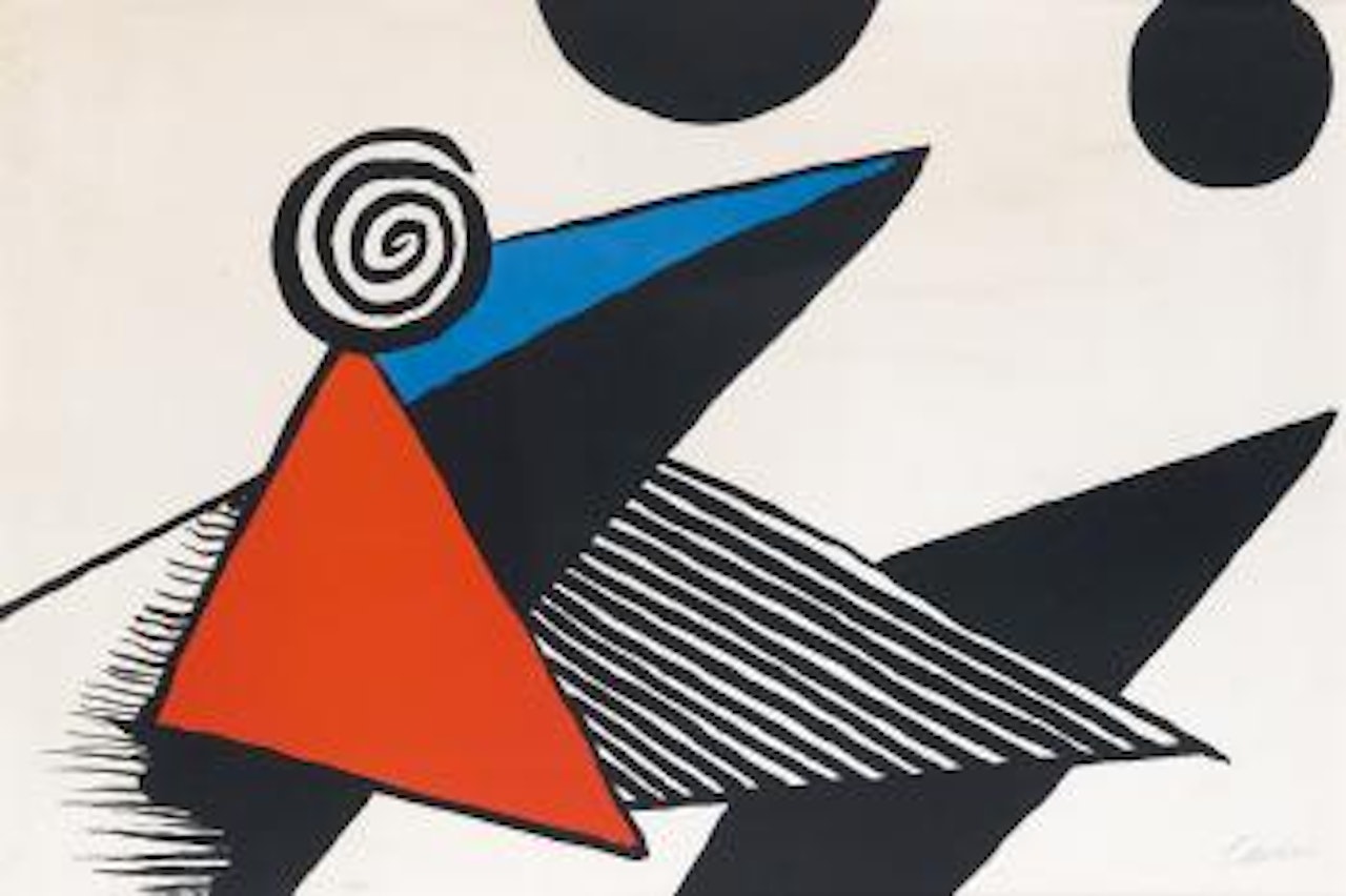 Bonnet phrygien et barres de feu by Alexander Calder