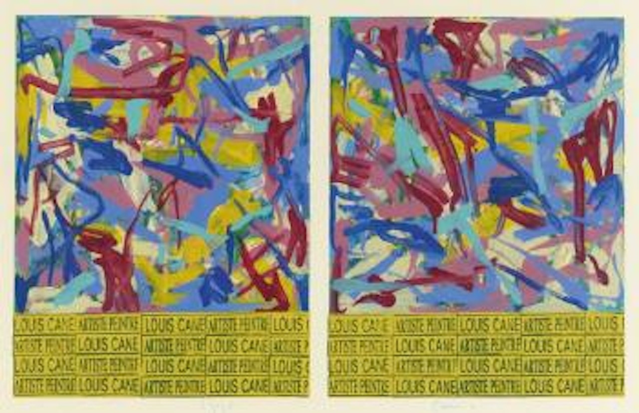 Mille fleurs by Louis Cane