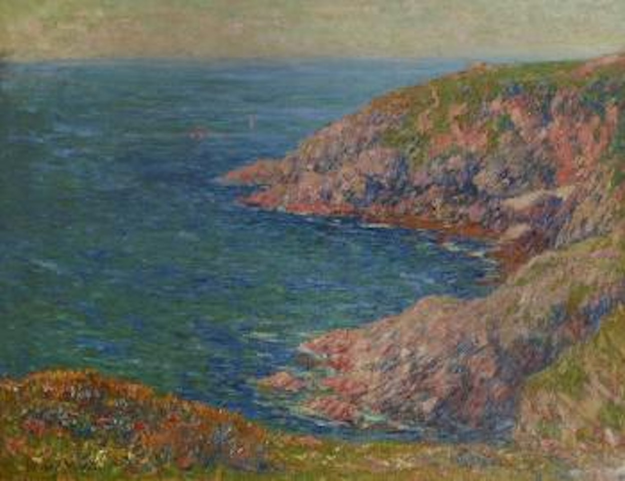 Falaises à Clohars-Carnoet, Printemps by Henry Moret