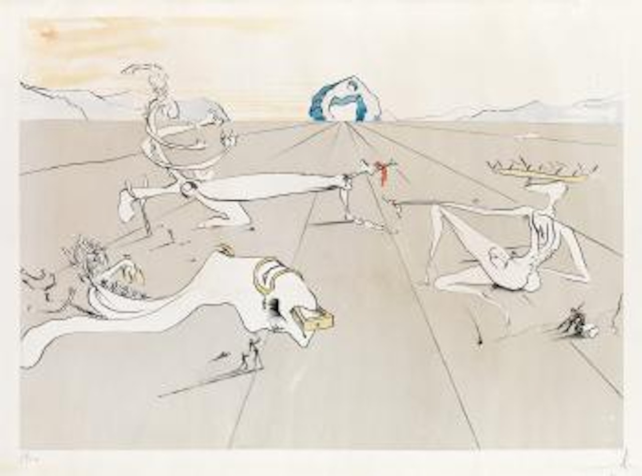 Paysage surréaliste by Salvador Dali