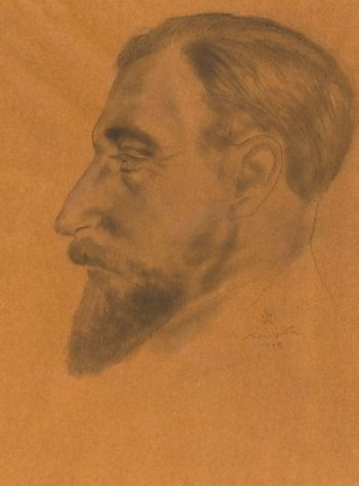 Hoofd van een man by Leonard Tsuguharu Foujita