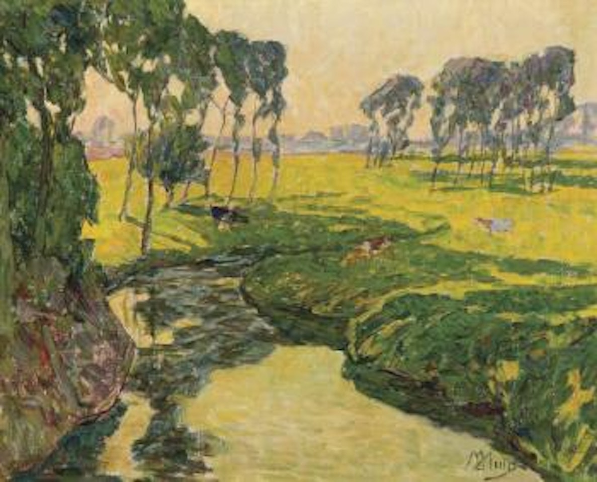 De Mandel, zonsondergang by Modeste Huys