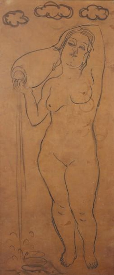 Femme à la jarre ou la source by Raoul Dufy