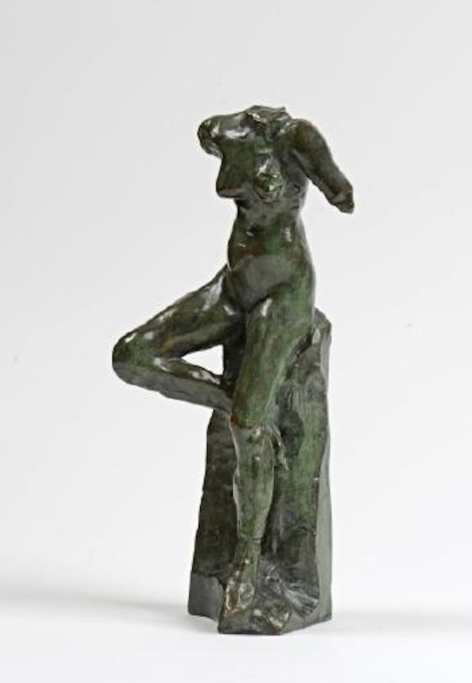 Nu assis, petit modèle, dit aussi Petite étude en mouvement by Auguste Rodin