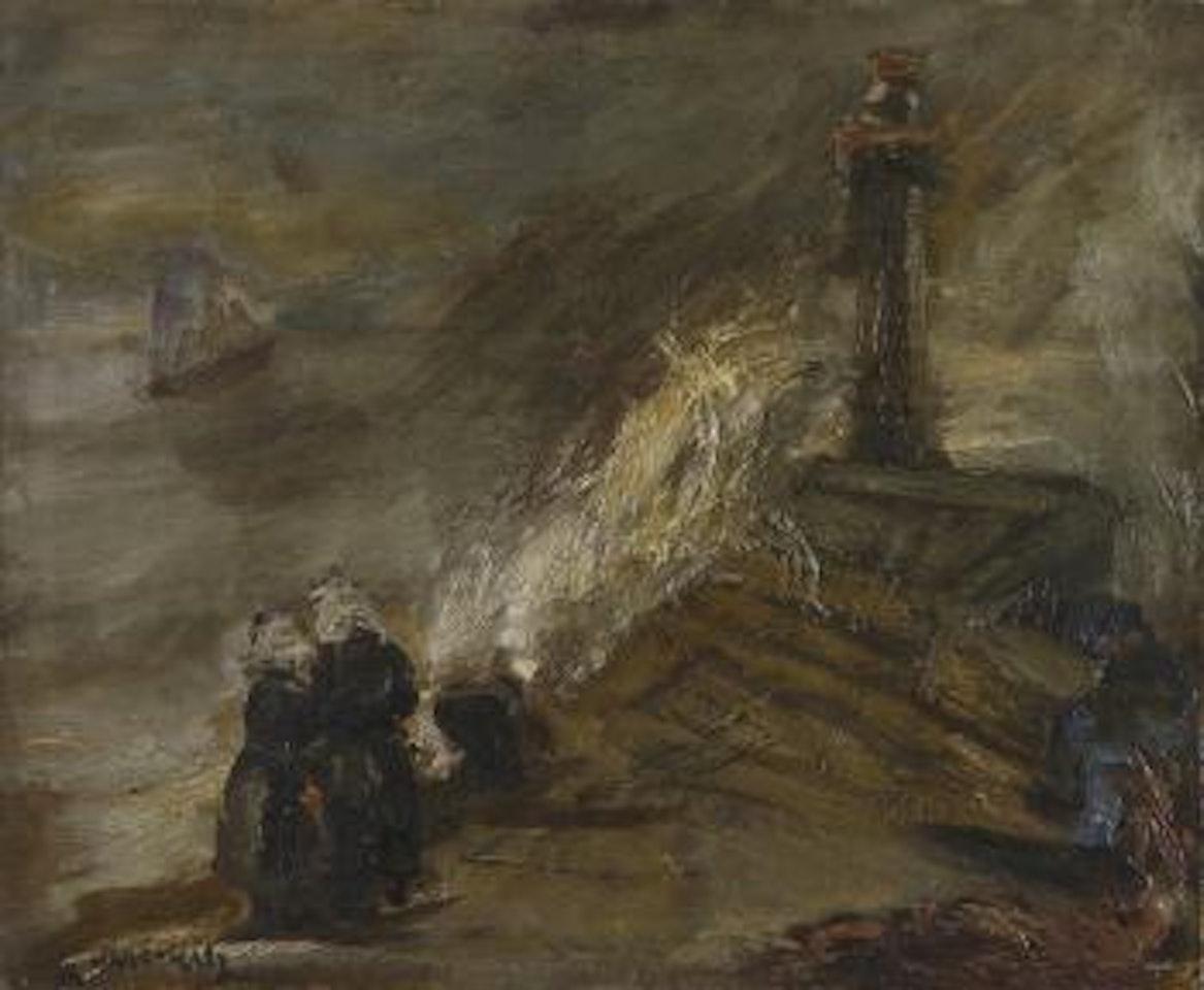 Tempête bretonne by Emmanuel Mané-Katz