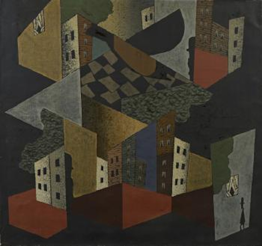 Ville et oiseau by Leopold Survage