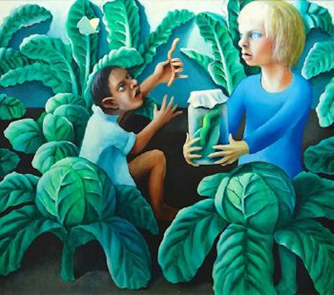 Sarah Among the Cabbages by Michael Smither