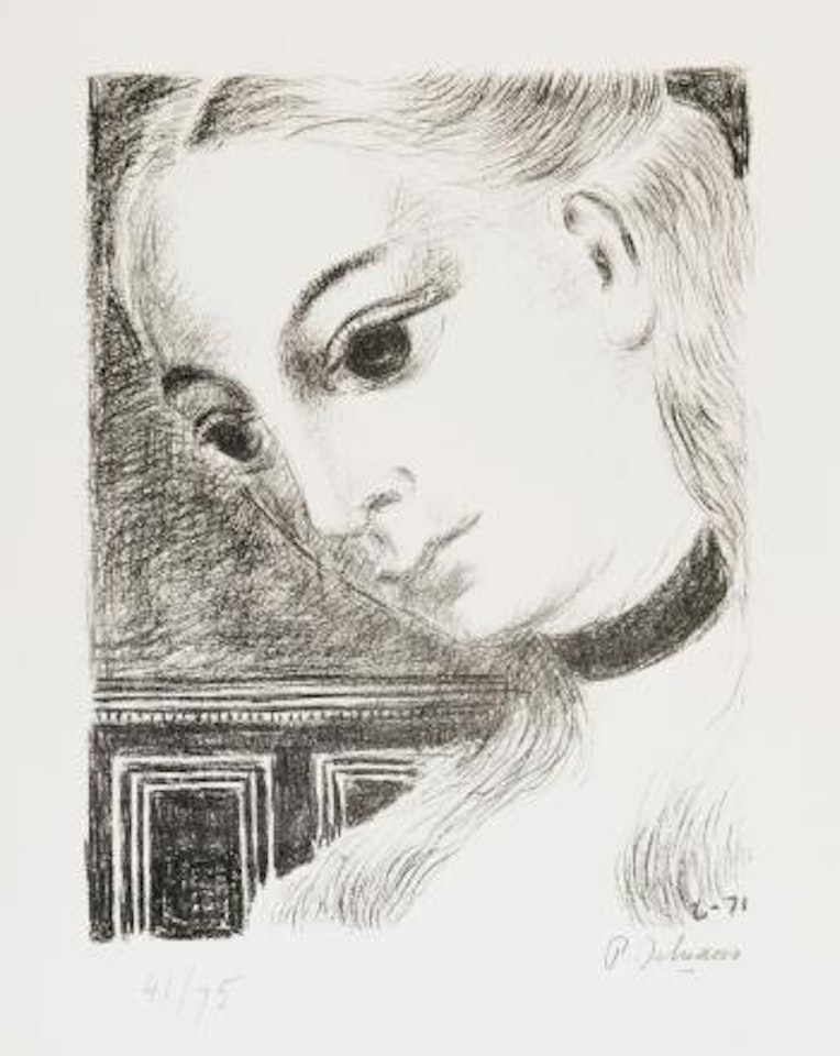 Anne de face by Paul Delvaux